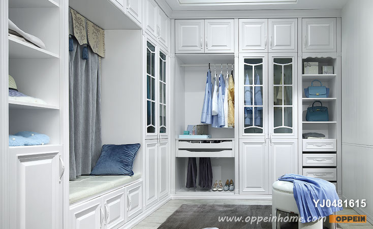 Classical L-Shaped Walk-in Closet YJ0481615