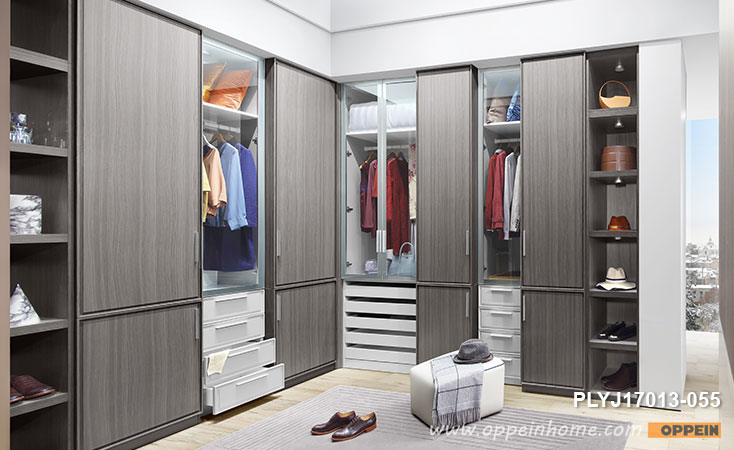 L Shape Walk-in Closet PLYJ17013-055