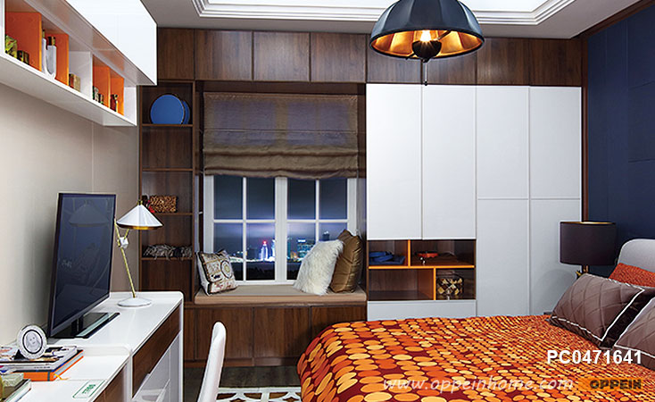 Modern Bay Window Wardrobe Design PC0471641