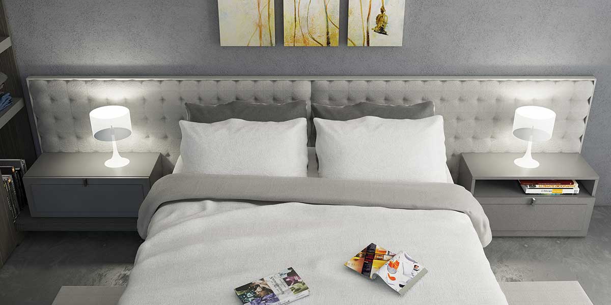Grey lacquer nightstand discount
