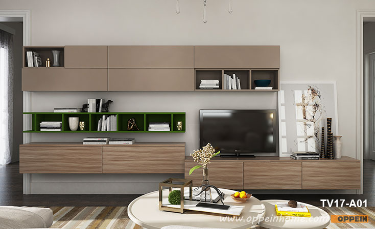 Modern Gray Wall TV Stand Design TV17-A01