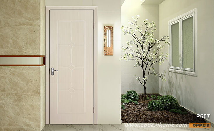 Simple Design PVC Interior Hinged Door P607