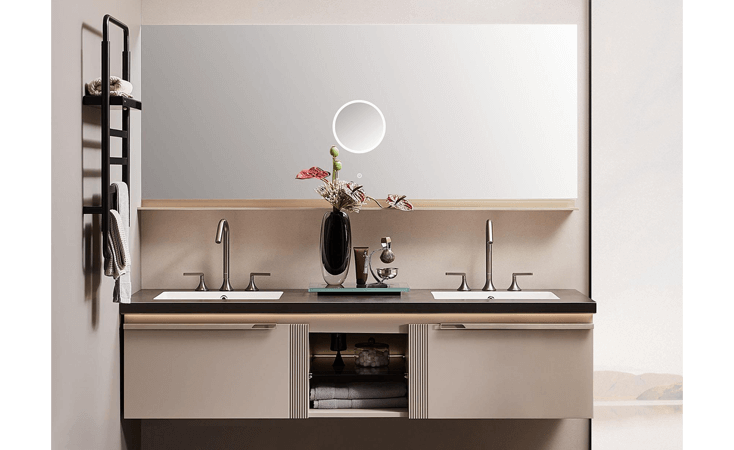 2023 Mirrored Bathroom Vanity with Sink (PLWY23004